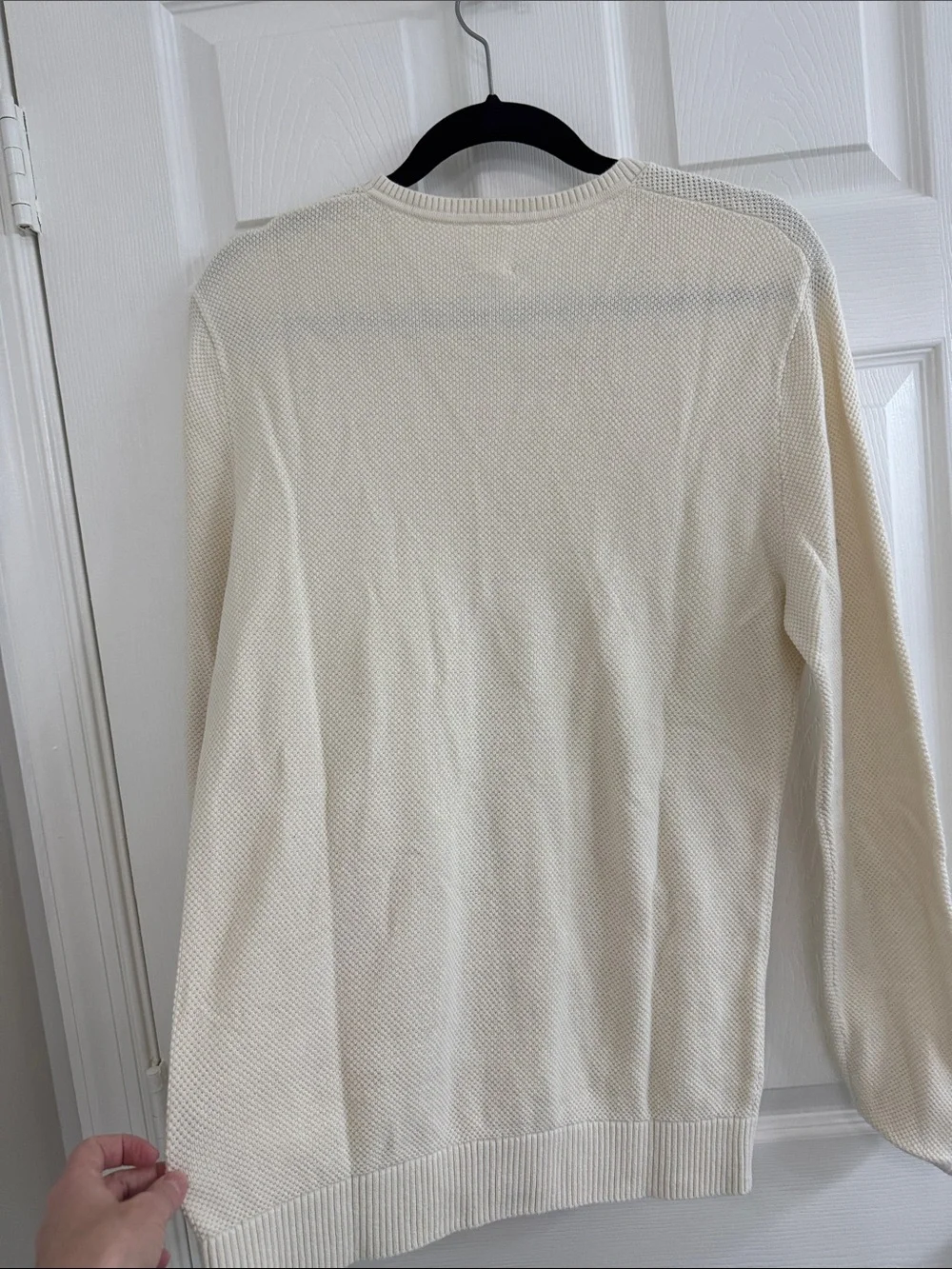 GAP for Good Men's Cream V-Neck Sweater - Size M